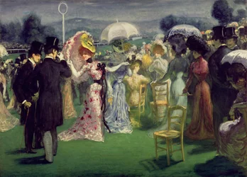 Bei den Rennen, ca. 1895